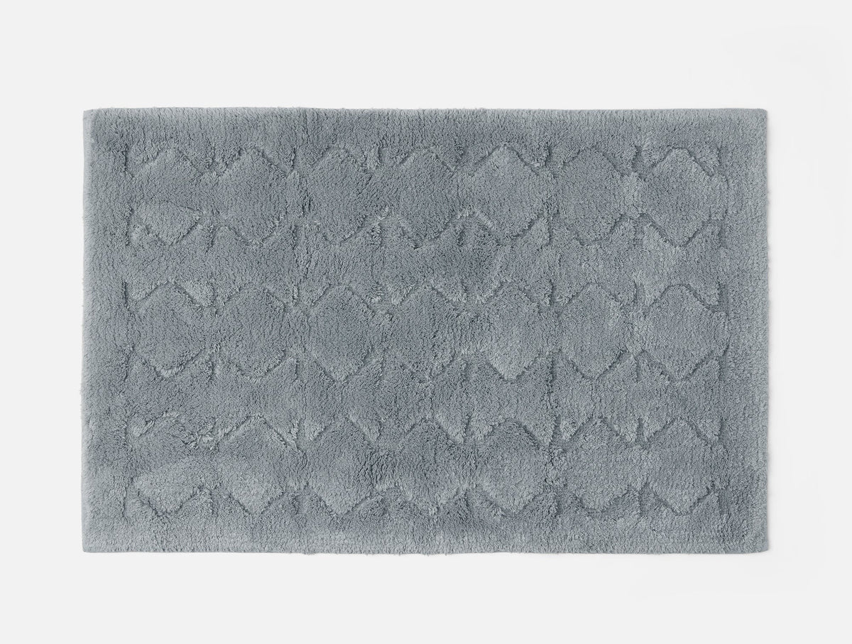 Diamond Shag Organic Bath Rug