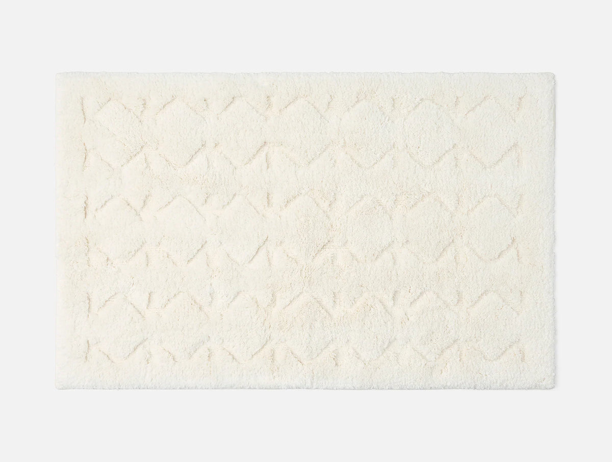 Diamond Shag Organic Bath Rug