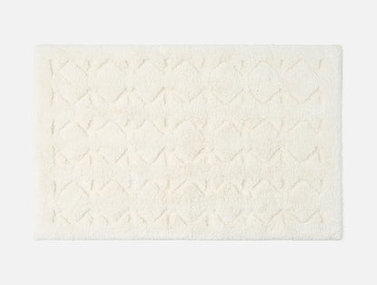 Diamond Shag Organic Bath Rug