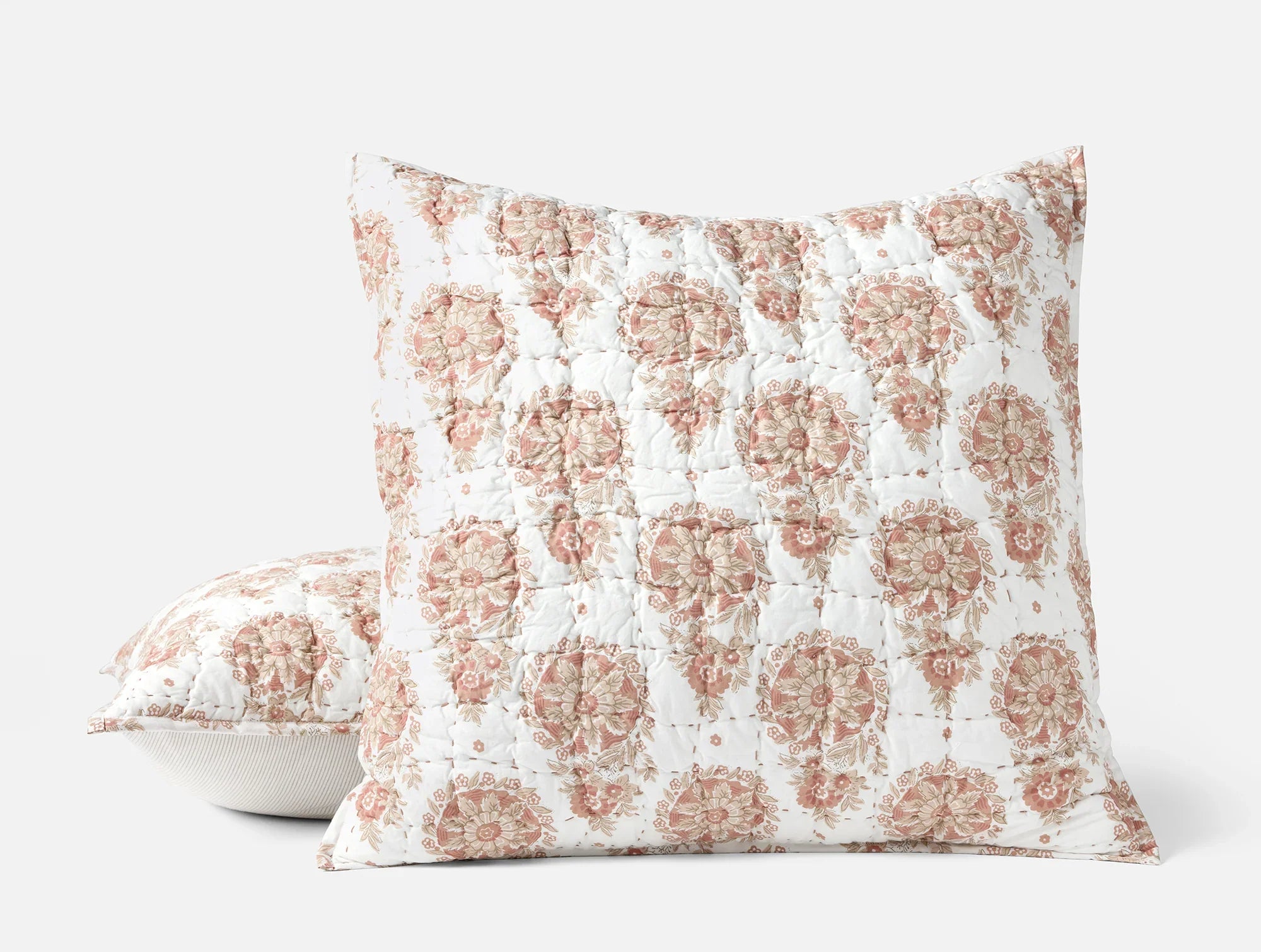 Flores Handstitched Organic Quilt