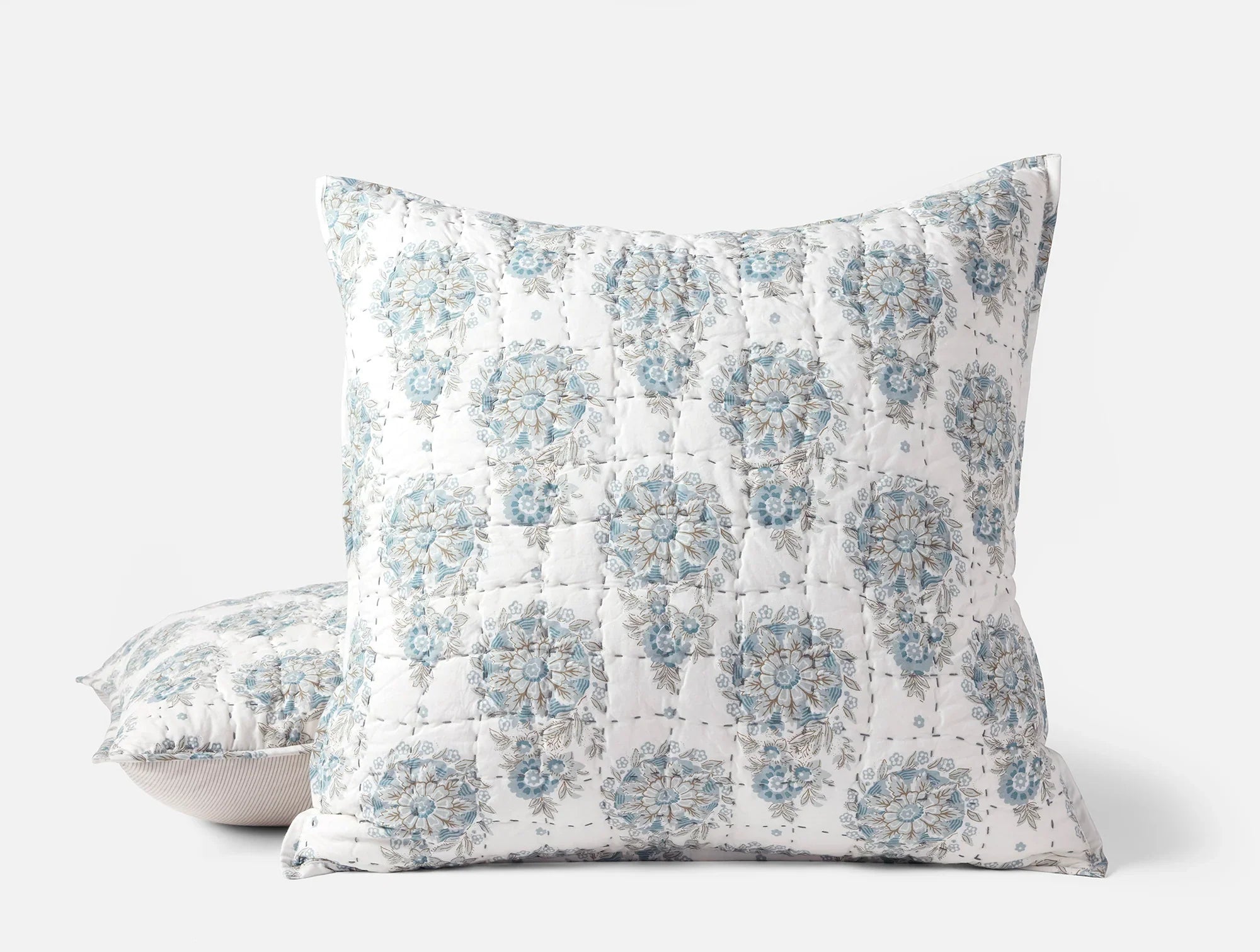 Flores Handstitched Organic Quilt