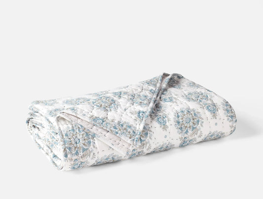 Flores Handstitched Organic Quilt